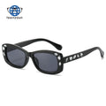 Teenyoun Wholesale Fashion Diamond Square Sunglasses Wome Vintage Hip Hop Sun Glasses Female Shades Custom Logo