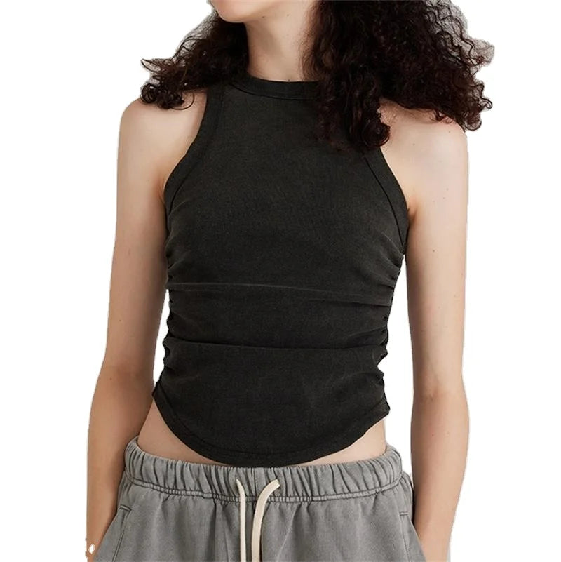 Wholesale Organic Cotton Activewear Crop tank Tops Casual Sublimation tank Tops for Women