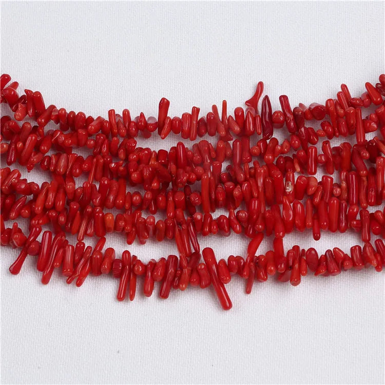 Zhuji Wholesale Polished Shell Bone & Coral Beads Natural Red Coral Rough Stick Branches Competitive Price Jewelry