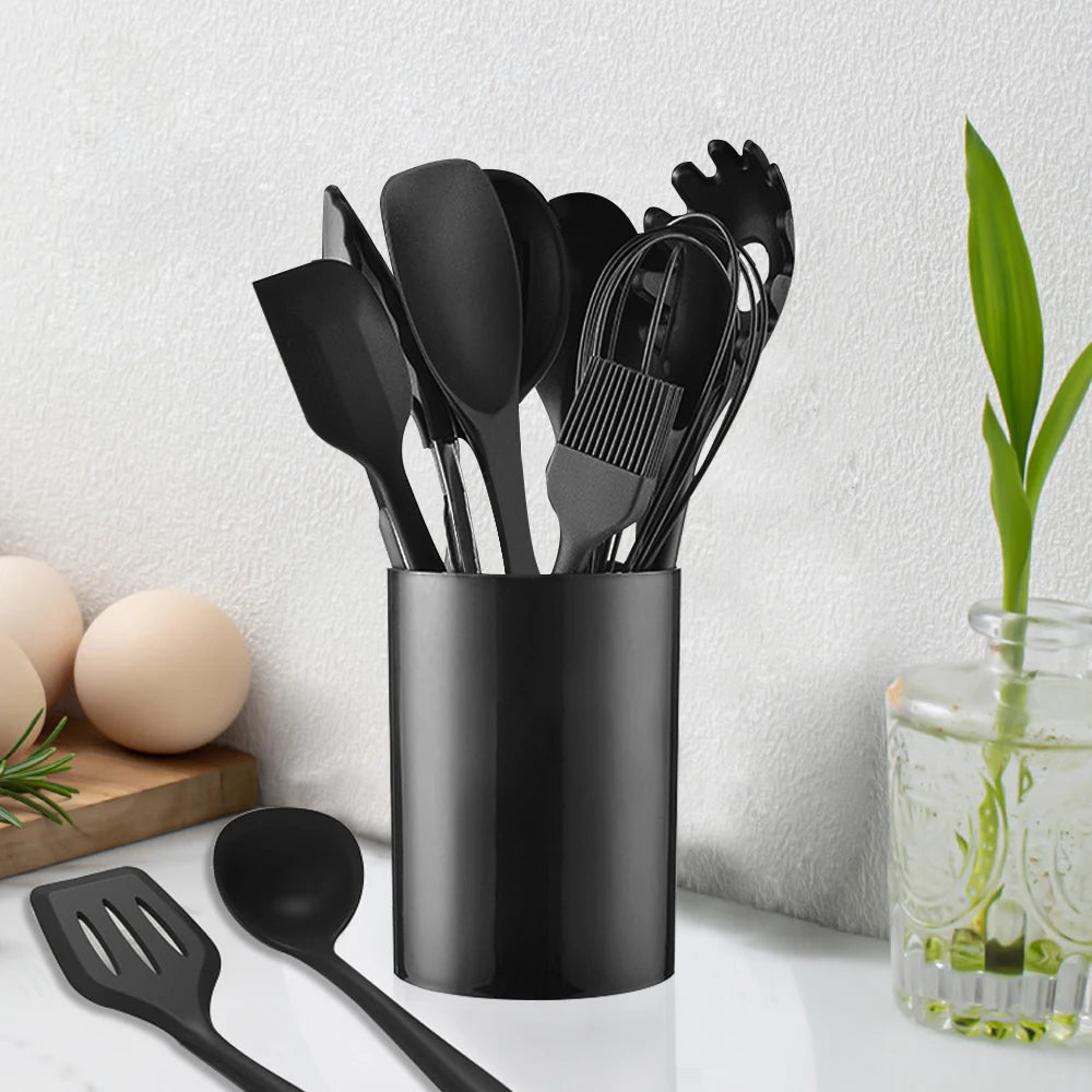 Hot Selling 11-Piece Food Grade Silicone Kitchen Utensil Set