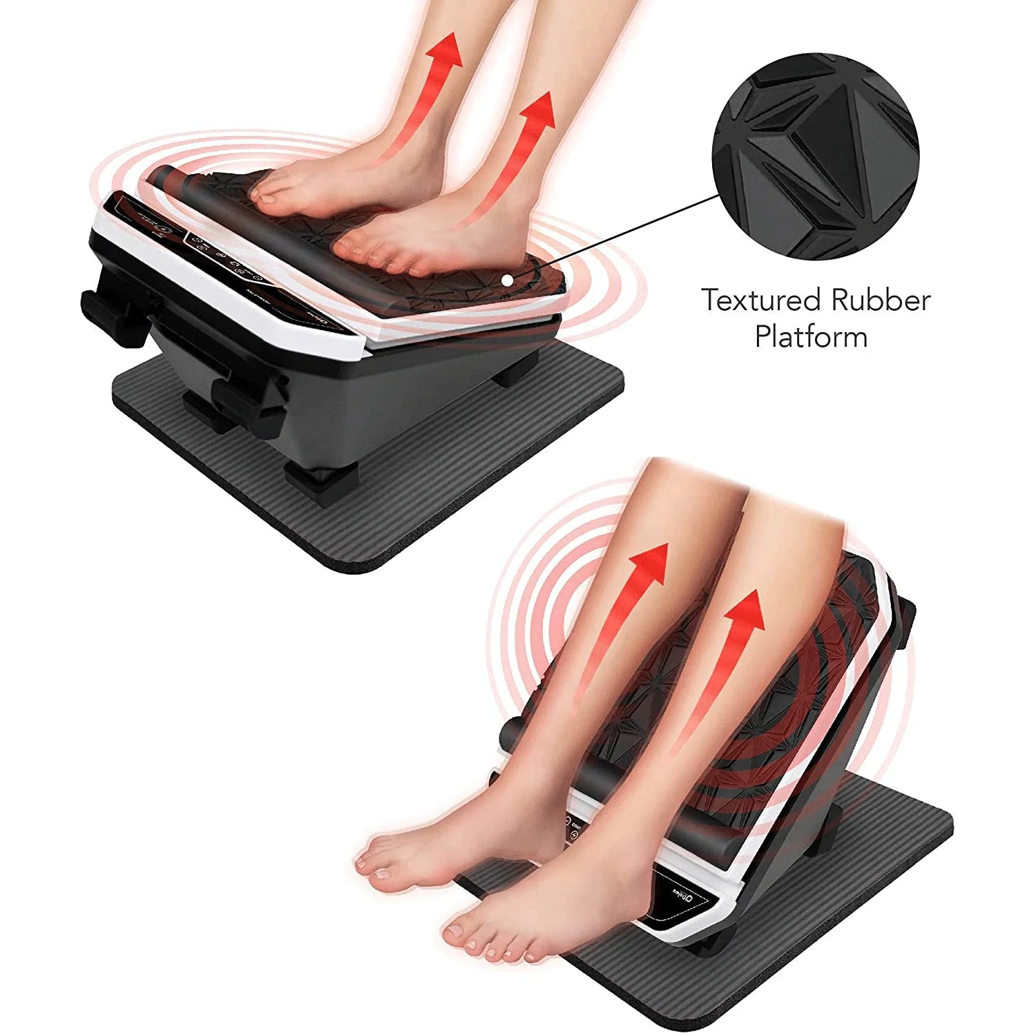 M Foot Massage Machine 9 Modes 30-Level Speed Adjustment Musical Function Plug-In for Blood Circulation Pain