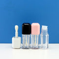 4ml Plastic Square Cosmetic Empty Lip Gloss Tube Container With Wand Big Brush Concealer Stick with Large Brush Head