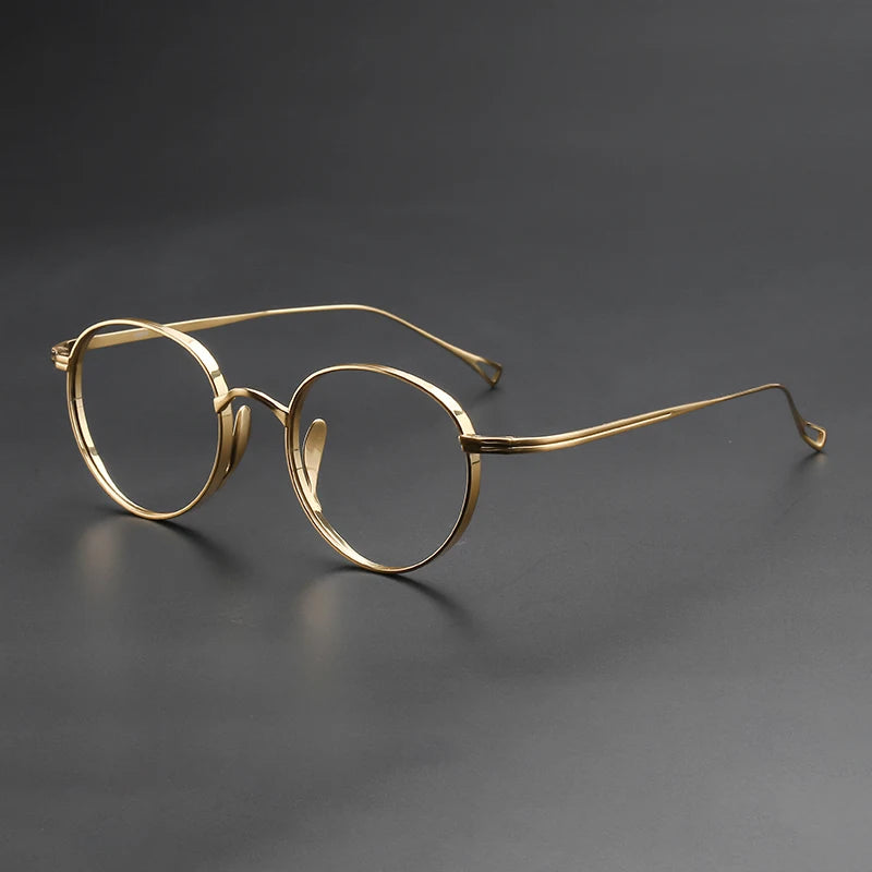 10518 Oval High Quality Hot Selling Fashion Retro Round Lens Frame Oval Eye Frame Light Spectacle Frame Glasses