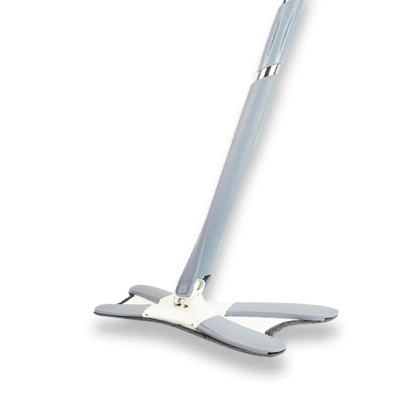 2024 Upgrade 360 Rotating Self-Wringing Mop-Double-Sided Microfiber Flip Mop X-Shaped Frame Stainless Steel (Lazy Mop Pro)