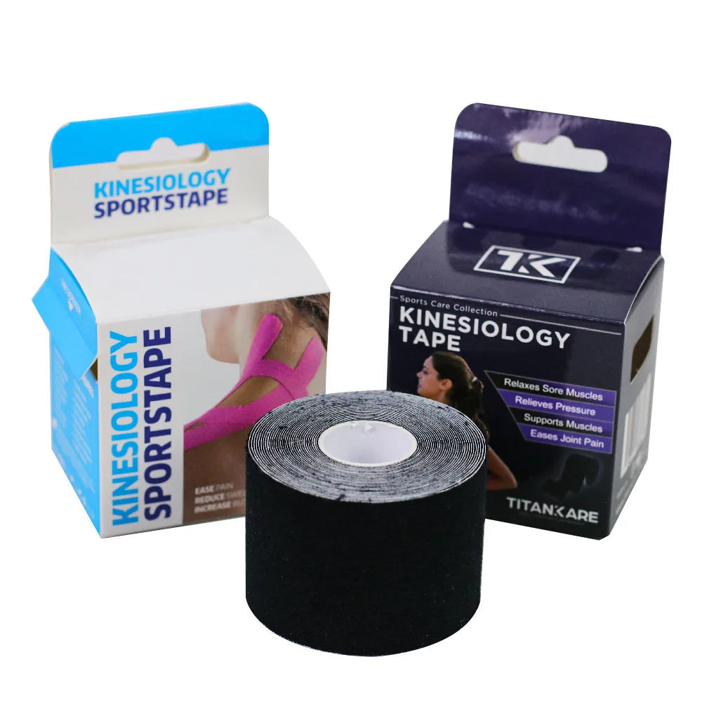 Waterproof Athletic Kinesiology Tape Cotton-based Sports Pain Relief Supports for Knee Muscles Joints Latex Free-Aranea