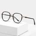 Manufacturers Directly Supply Fashion Glasses Frame Female Classic Multi-Lateral Glasses Frames Metal Hybrid Anti-Blue Glasses
