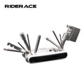 RIDERACE 13 In1 Multifunction Bicycle Repair Tool Kit Chain Cutter Allen Key Wrench Screwdriver Tools Road Bike Repair Utensils