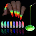 BIN Nail Products Private Label Oem 8ml DIY Nail Art Gel Varnish Uv/led Luminous Spider Gel Polish Glow in the Dark