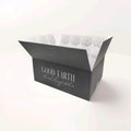 Wholesale Custom Logo Printing Black Corrugated Cardboard Shipping Box Carton Box Corrugated Mailer Box Black For Packaging