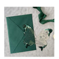 Custom Emerald Green Forest Theme Mis Quince Sweet Fifteen De Quinceanera Party Decoration butterfly Acrylic Invitation Card