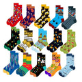 Wholesale Trendy Funky Fun Beer Patterned Socks Men Crazy Novelty Funny Cotton Crew Socks