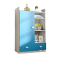 AILICHEN Children'S Wardrobe Simple Modern Bedroom Closet With Chest of Drawers