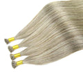 Nano Keratin Hair Extensions 100 Natural I Tip Human Color Brazilian Remy