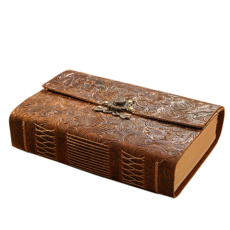 5 Minute Printing A5 Genuine Leather Notebook Supplies Gratitede Blanks Paper Organizers Vintage Customized Daily Planner