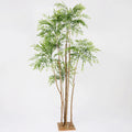 Hot Sale Handmade Plants with Pots Garden Supplies Artificial Fern Tree Bonsai for Unique Decor