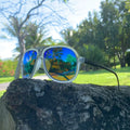 Luxury Mirrored Men Square Fashion Oversized Sunglasses Outdoor Double Bridge Tac Uv400 Sport Polarized Sunglasses
