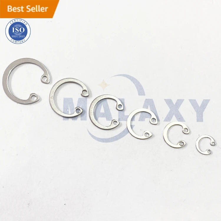 MALAXY Din472 External Internal Circlip Snap Retaining Rings for Shaft Carbon Steel Circlip Ring Washer