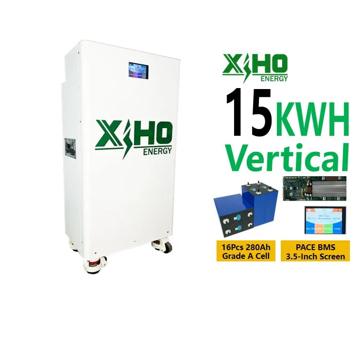 Starmax 51.2V 48V 280Ah 310Ah Standing Type 16S Bms 200A Lifepo4 Battery Cell Vertical DIY Solar Storage Battery Box Kits
