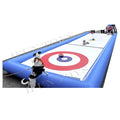 Sport Game Toys Inflatable Ice Rink Curling Game Boards Curling Lanes Curling Stone Synthetic Curling Rink for Team Build
