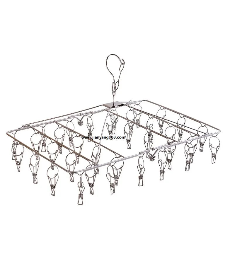 Stainless Steel Folding Socks Stainless Steel Folding Socks Hanger and Underwear Folding Rack and Strong Folding Socks Hanger