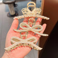 Pearl Rhinestones Hair Clips Hairpins Claw Hair Clips Fashion Hair Jewelry Accessories for Women Girls