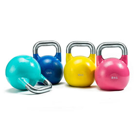 ZJFIT Portable Steel Kettlebells Free Exercise Weights for Weightlifting Gym Equipment Competition Strength Training