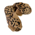 Spring Fall Couples Women Cheetah Indoor House slippers in Brown Leopard Print Custom logo Labels in Low Moq