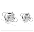 Set of 6 Stainless Steel Dumpling Tools Includes Dumpling Maker Cutter Skin Roller for Pefect Dumplings Made of Durable Metal