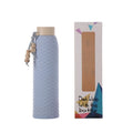 Wholesale Wheat Straw Fiber Green Eco Biodegradable 300 ml Glass Water Bottle