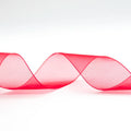 Free Samples Double Face Nylon Organza Sheer Ribbon 9 Colors for Toys and Craft Projects