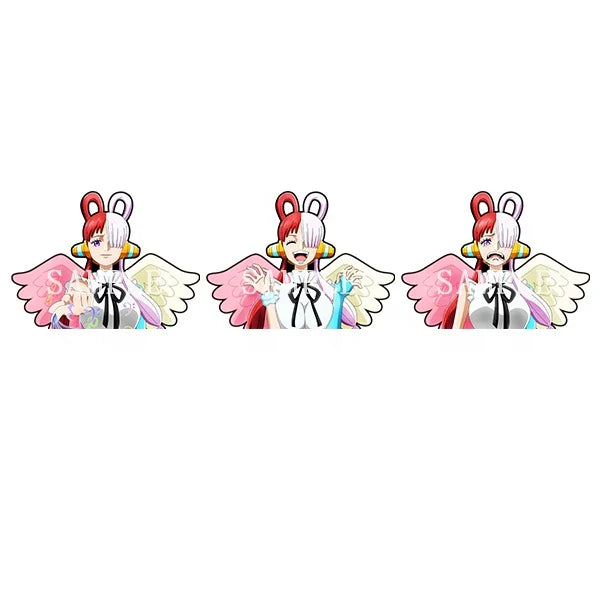 Sexy and Cute Anime Girl Cartoon 3D Motion Stickers Manga Character Waterproof & Eco-Friendly Decals for Car Laptop Ski Board