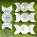 Selenite Triple Moon Bowl for Home Decoration Hot Sale Products