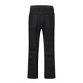 Custom Label Trousers for Men Drop Ship Boys Men Wax Coated Stock Pants Black Waxed Jeans