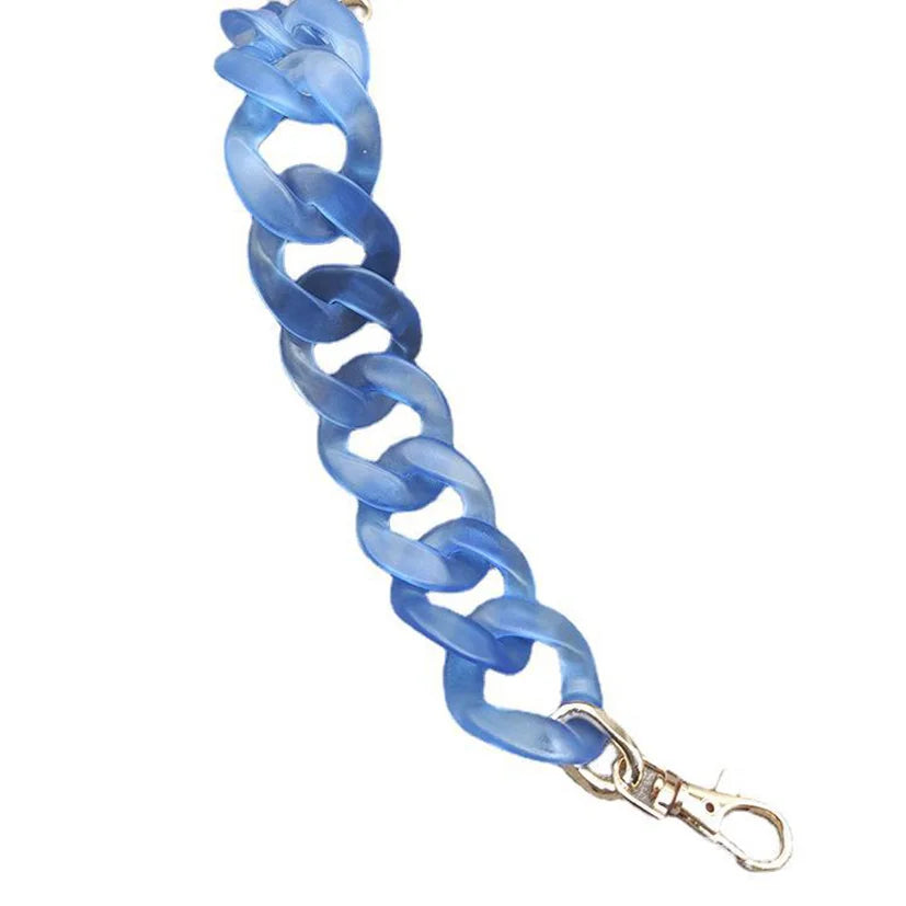 For Deepeel AL316 Custom Candy Color Plastic Bag Chain 3.3*38cm Women's Wallet Strap Handbag Accessories