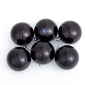 Custom Christmas Ball Plastic High Quality Multi Sizes Solid Black Christmas Ornament Balls