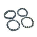 Hematite Reiki Healing Bracelet for Protection & Grounding | Stylish Charm Crystal Bracelet for Men Women Boys and Girls