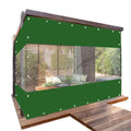 PVC Transparent Splicing Rainproof Cloth Tarpaulin Customized Pavilion Tent Stall Vendor Enclosure Cloth Thermal Insulation