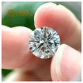 GRA Certificate Wholesale 1carat Loose Moissanite Stones Round 6.5mm Super White Moissanite Synthetic Diamond Price