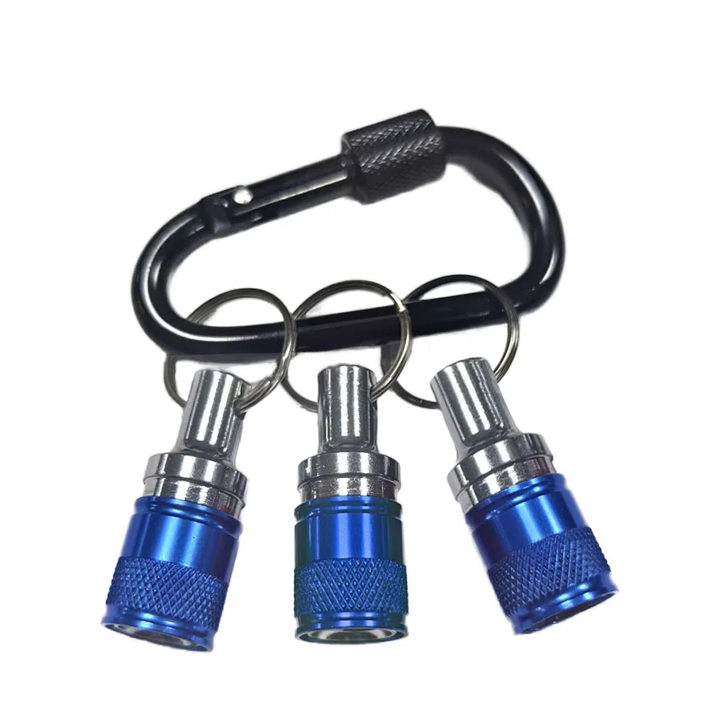 Yunbei 3 SDS Shank Keychain Catchers Bit Adapter Drill Bit Extension Rod Screwdriver 1/4 Bit Quick Change Storage Catchers