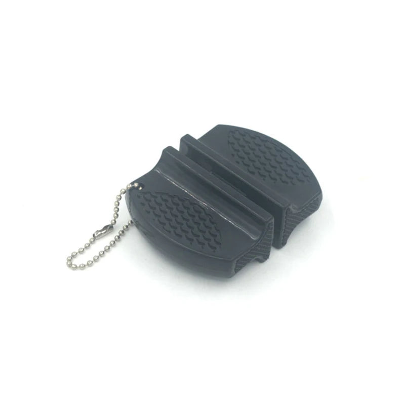 Mini Ceramic Knife Sharpener Accessories Creative Butterfly Type Two-Stage Camping Pocket Knife Sharpener Knives Stone
