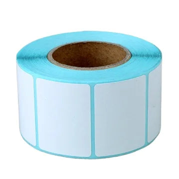 Wholesale  Blank White Custom Printing Direct Thermal Barcode Paper Labels Hihg Quality Heat Transfer Thermal Sticker Rolls