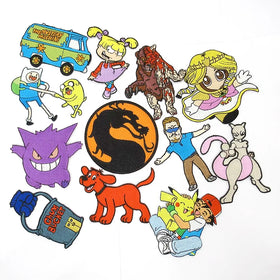 DIY Movie Character Cartoon Embroidery Patches Sew on Iron on Logo Embroidered Badge