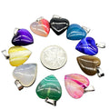 Huiying Wholesale Natural Beautiful Heart Quartz Crystal Pendant Healing Jewelry jewelry