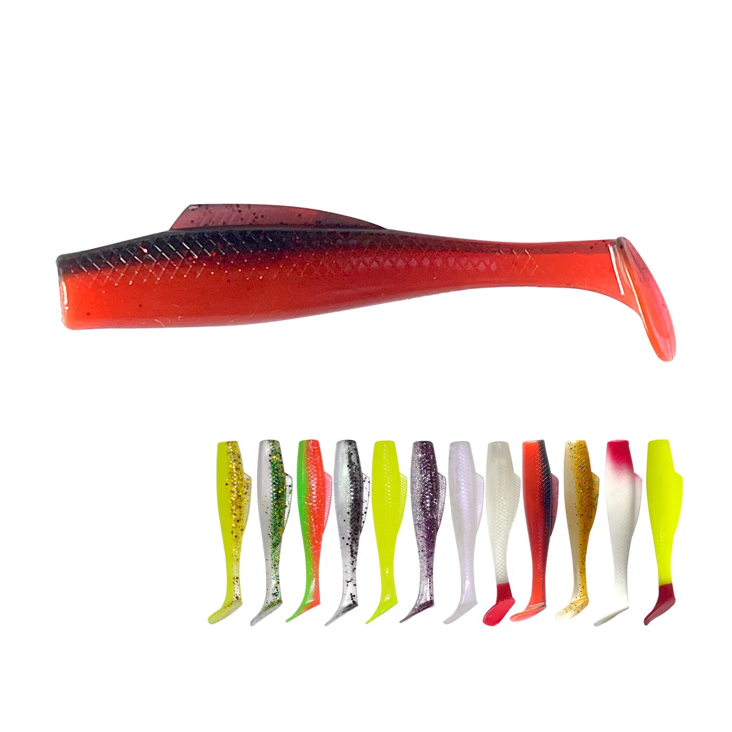 Fishing Lure Factory Afishlure Soft Baits Lure Peche 60mm 80mm 100mm TPE Material Soft Worm Lure Pesca Fishing Lures