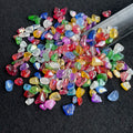 Wholesale Mixed Aura Color Quartz Gravel Clear Quartz Colorful Angel Aura Crystal Chips