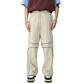 Nylon Pants Men Plus Size  Custom Korean Version Sweat Frock Pants Loose  Pants