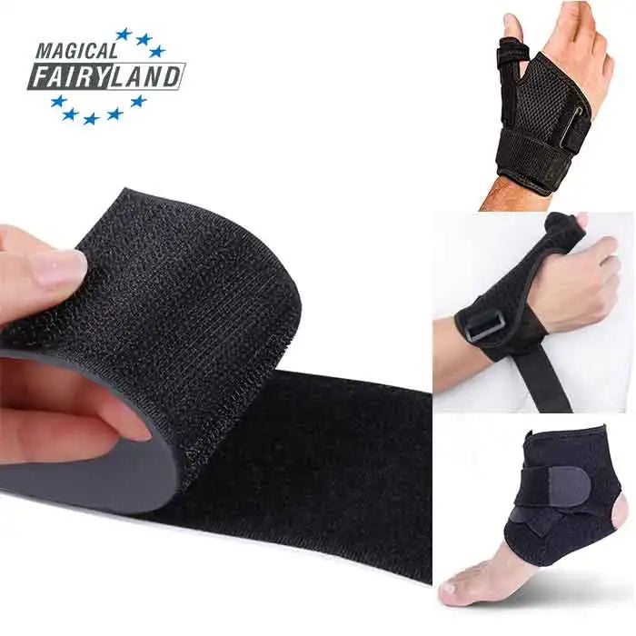 Jiehuan Elastic Self-Adhesive Nylon Polyester Hook Loop Velcro Economical Customization for Garment Accessories Medical Products