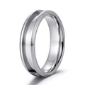 Factory Cheap Wholesale 6mm 1 Channel Stainless Steel Ring Blanks Ring Inlay Women Wedding Bands Jewelry