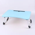 Bed Folding Dormitory Computer Table with Card Slot Ergonomic Design Aluminum Alloy Legs Bed Learning Table