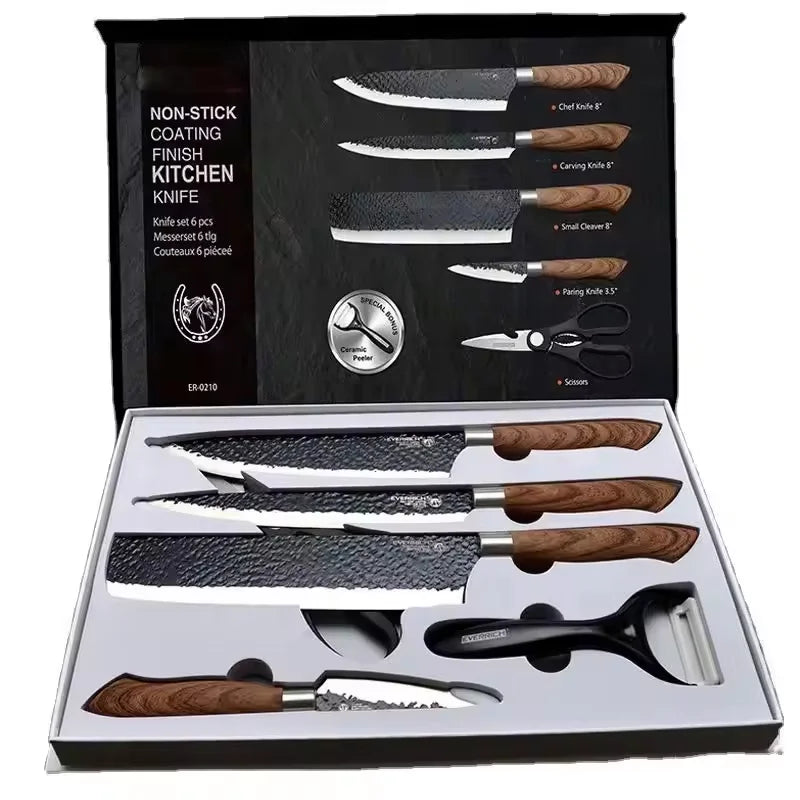 Modern 8-Inch Stainless Steel Chef Knife Set with Gift Box for Kitchen Kitchen Knife Sets
